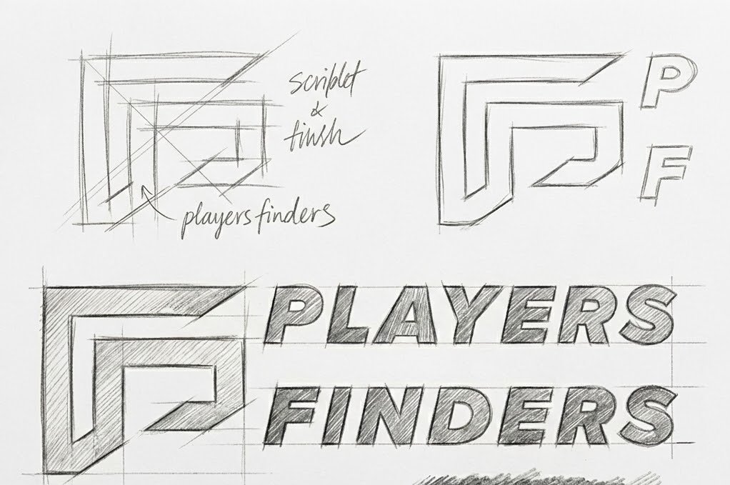 Players Finders Brand Identity gallery image