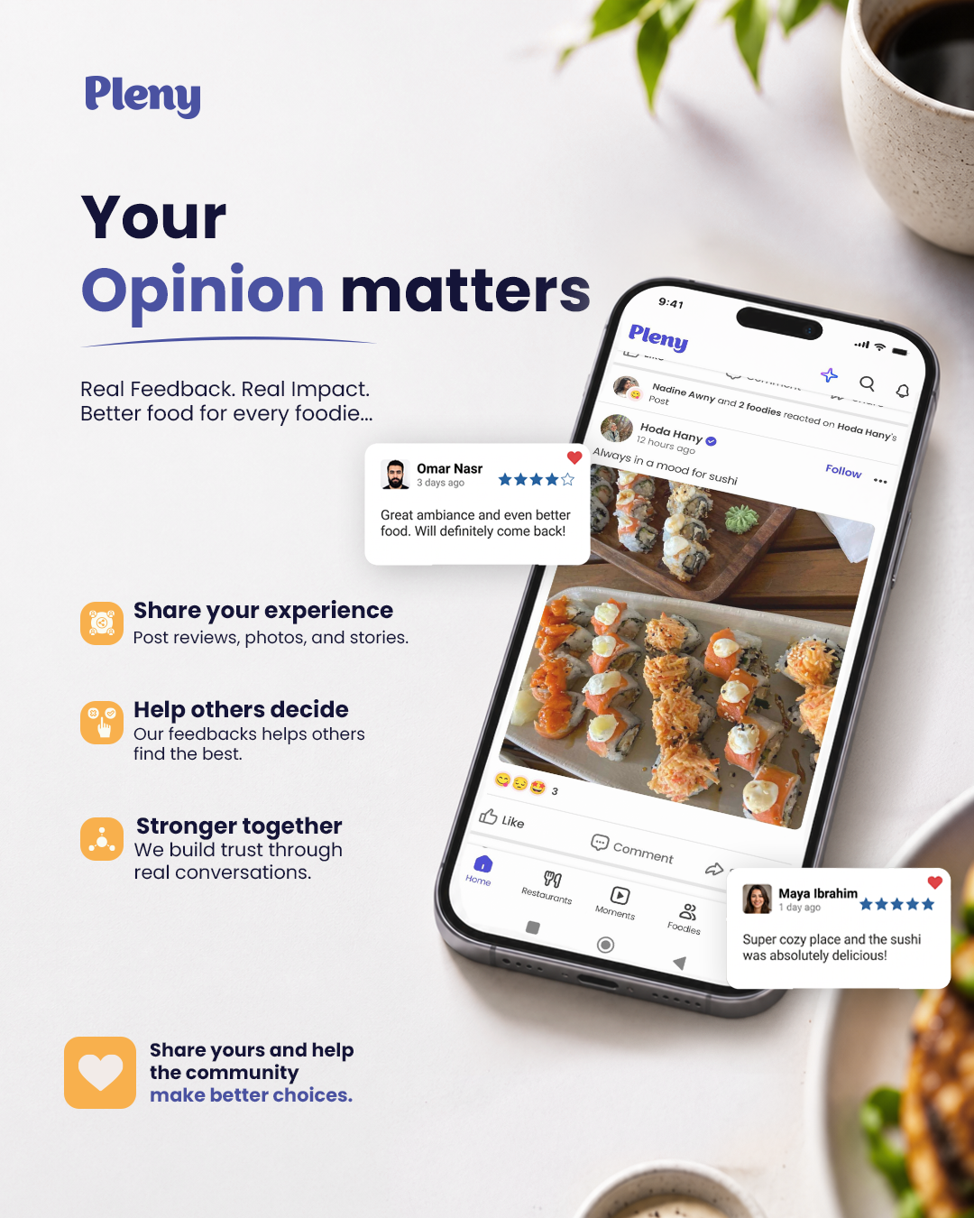 Pleny Social Media Launch Visuals gallery image